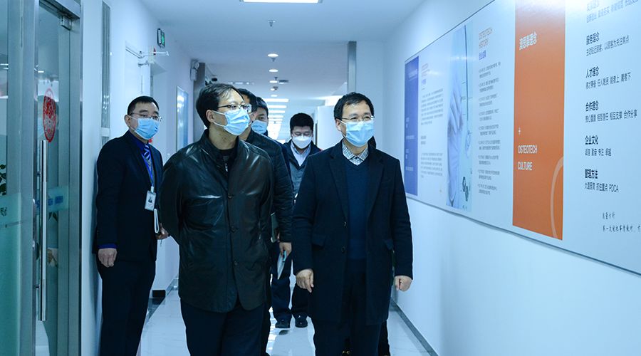 南京市棲霞區人民政府王生區長到科進調研